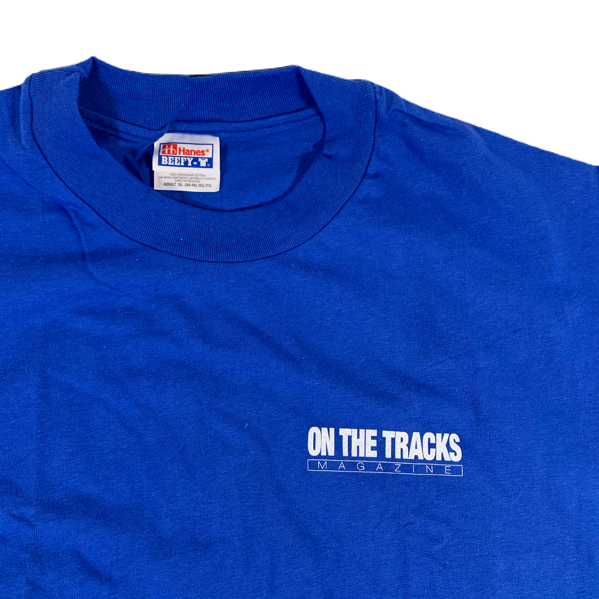 Vintage Bob Dylan &quot;On The Tracks Zine&quot; T-Shirt