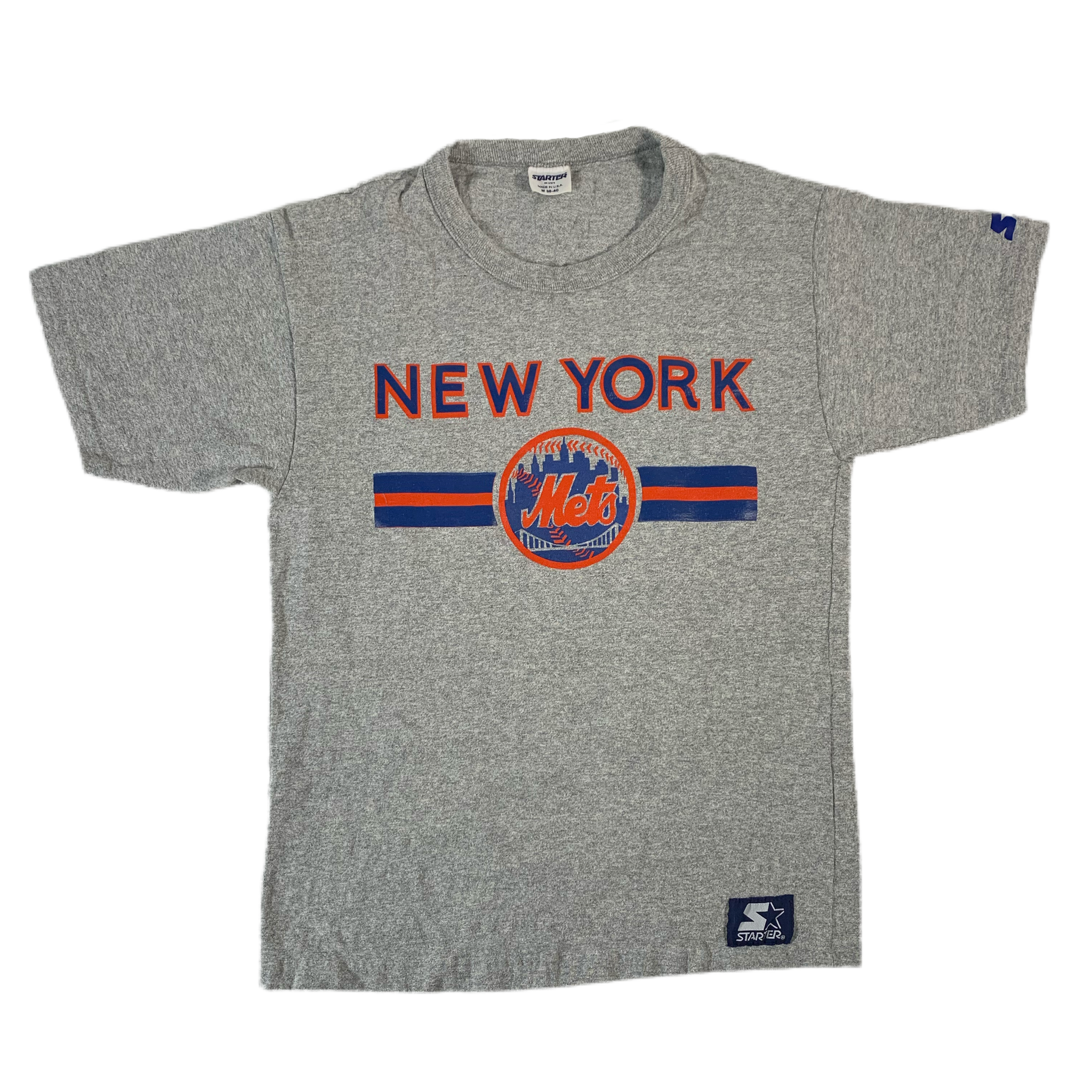 New York Mets V-Neck Jersey - Gray