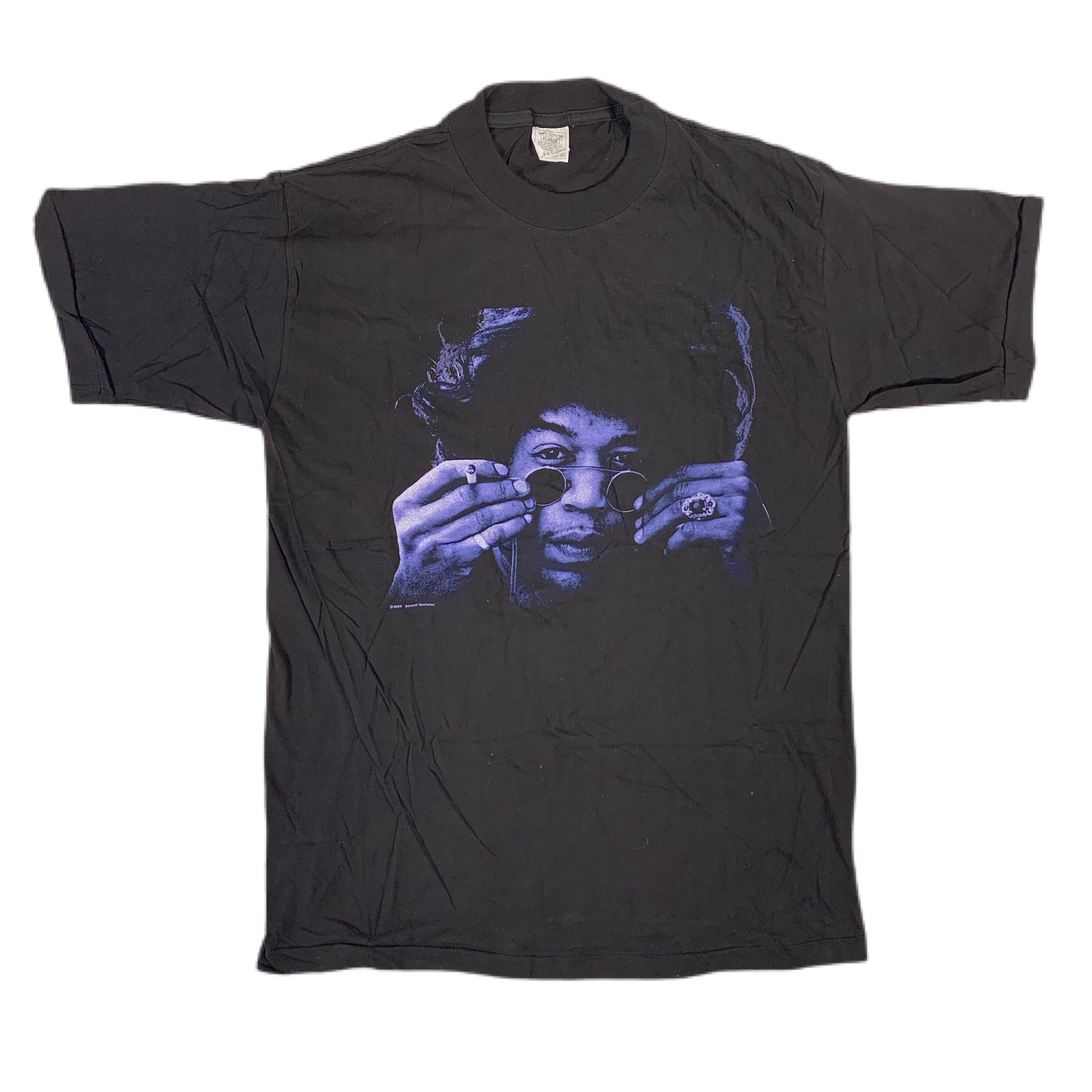 JIMI HENDRIX-PURPLE HAZE LIGHTNING-TIE DYE T-SHIRT Sz XXL,3X