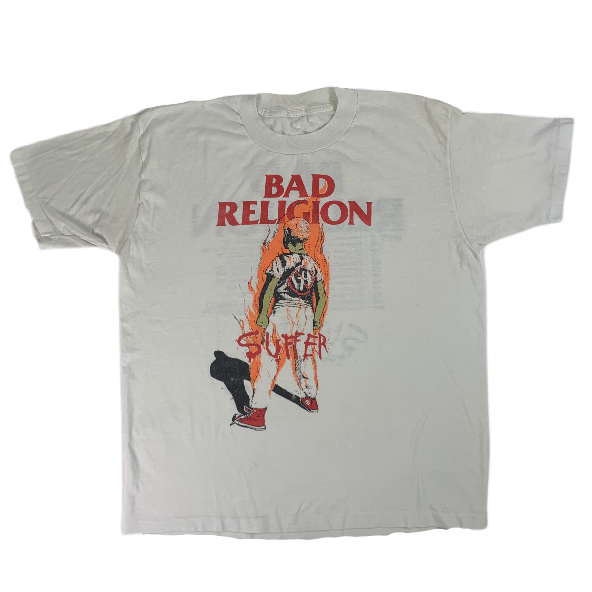 BAD RELIGION SUFFER 1989ツアーTシャツL BAD RELIGION SUFFER 1989ツアーTシャツL Vintage Bad Religion
