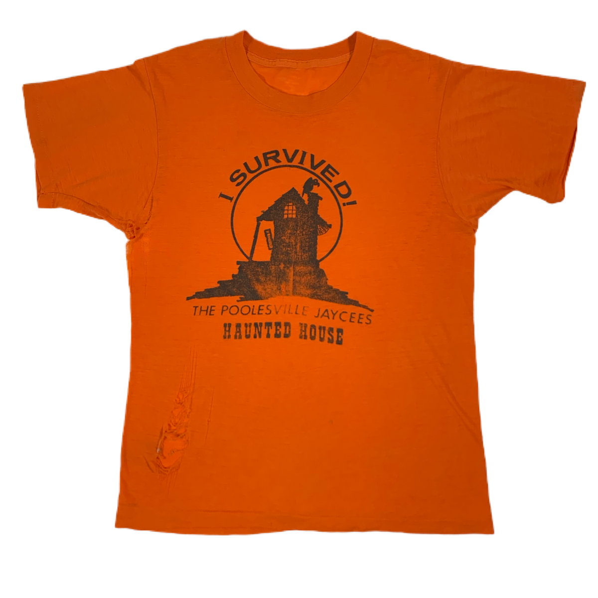 Vintage Poolesville Jaycees “Haunted House” T-Shirt - jointcustodydc
