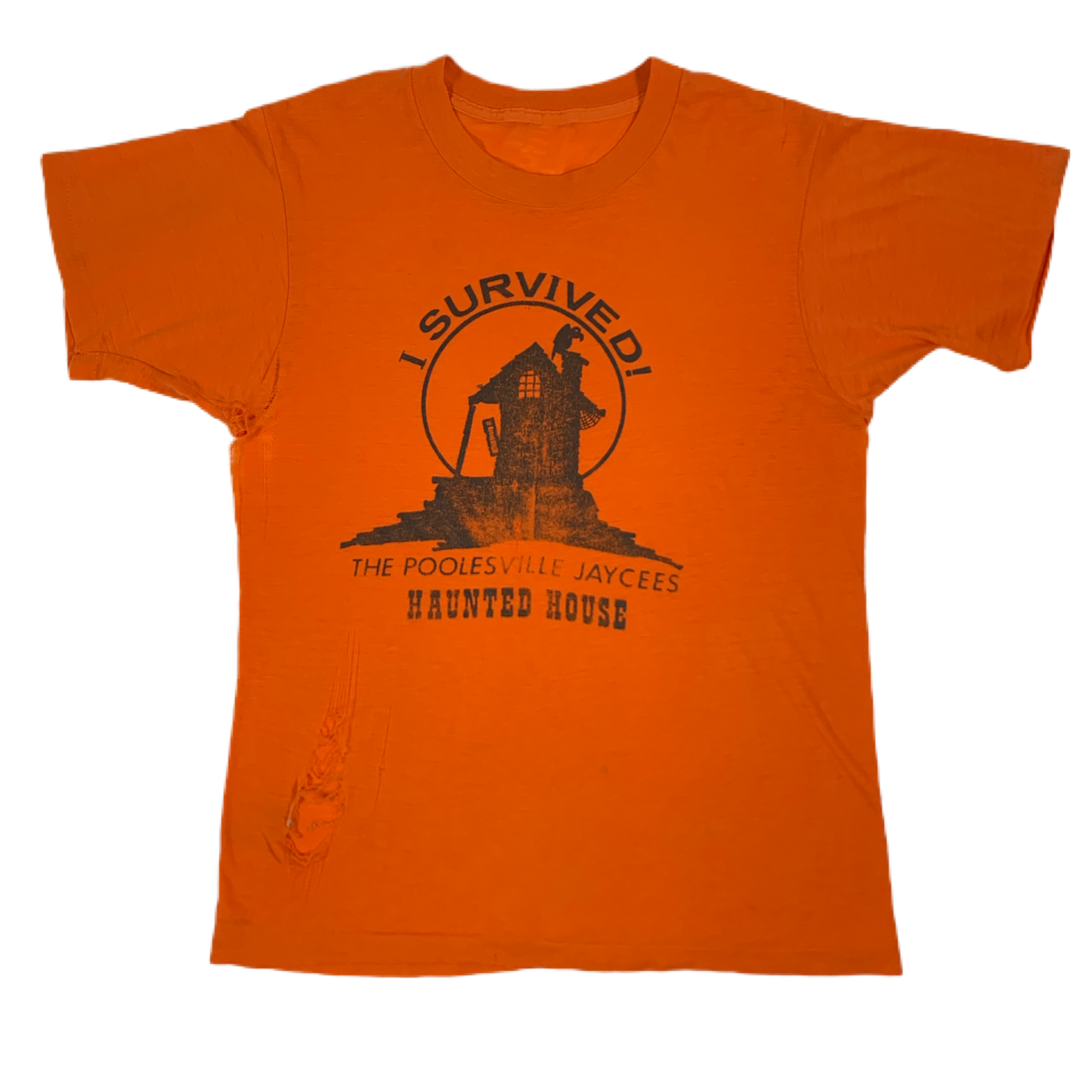 Vintage Poolesville Jaycees “Haunted House” T-Shirt - jointcustodydc