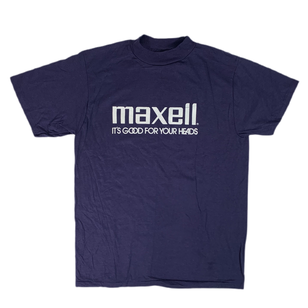 Vintage Maxell &quot;It&#39;s Good For Your Heads&quot; T-Shirt