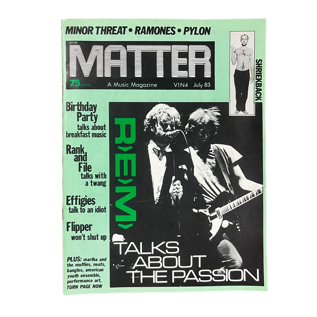 Vintage Matter &quot;A Music Magazine&quot; Vol. 1 #4