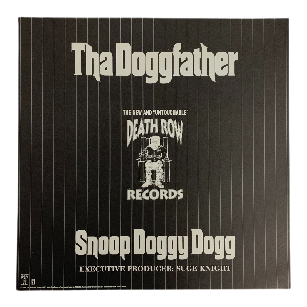 Vintage Snoop Dogg &quot;The Doggfather&quot; Death Row Records Promo Flat