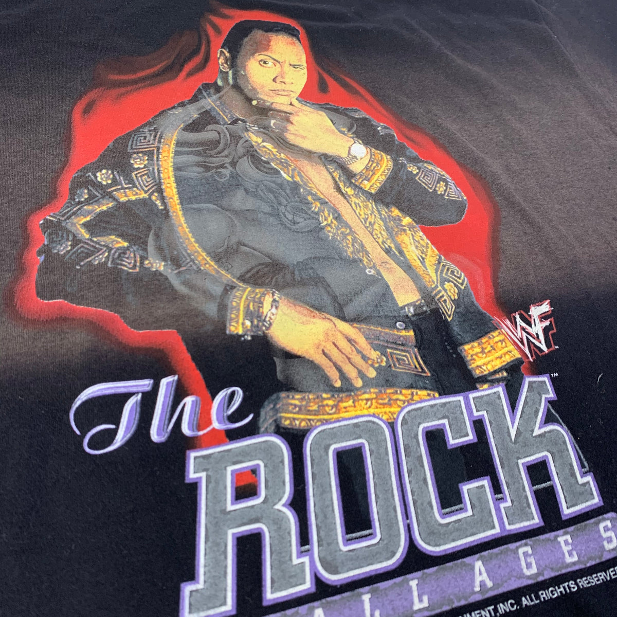 Vintage The Rock &quot;Of All Ages&quot; Sun Faded T-Shirt