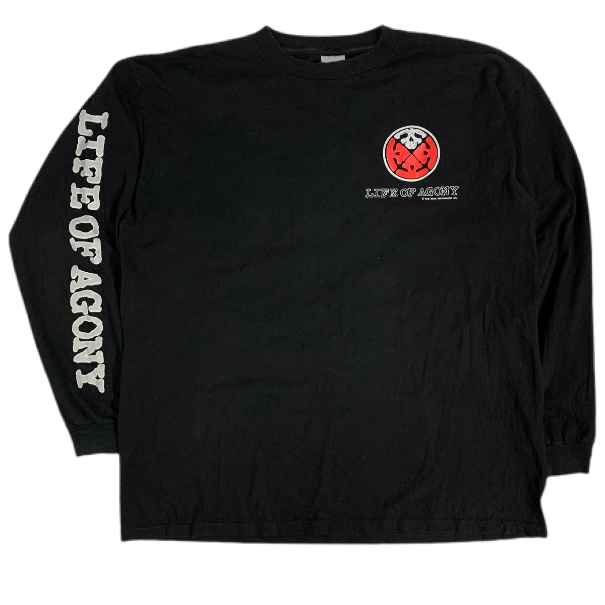 Vintage Life Of Agony &quot;Smoke Em All&quot; Long Sleeve Shirt