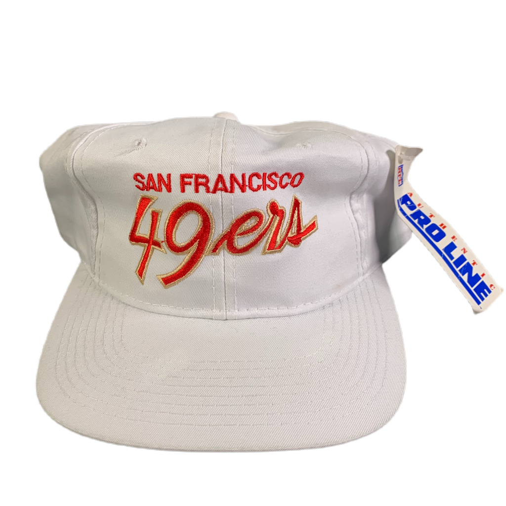 Vintage San Fransisco 49ers NFL Hat Beanie Schuessler Cap Graffiti Spell out