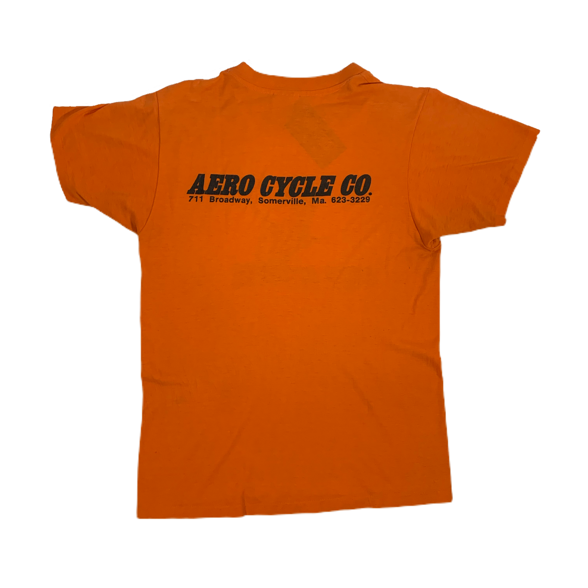 Vintage Original Aero Cycle Massachusetts T shirt Back graphic