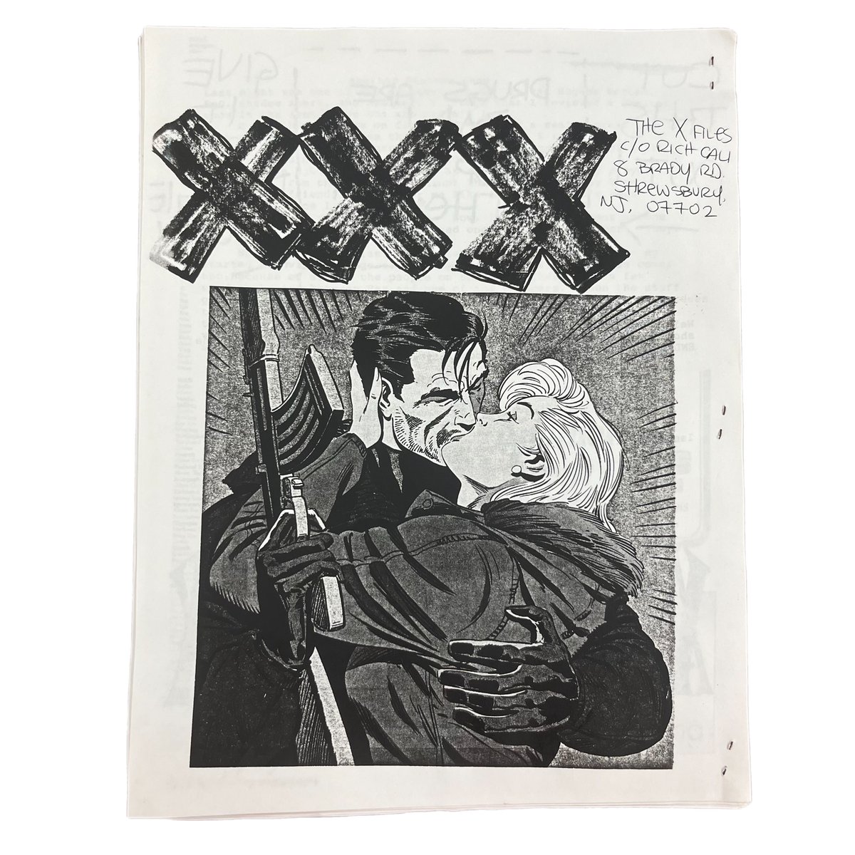 Vintage The X Files &quot;Punisher Issue&quot; New Jersey Straight Edge Fanzine #2