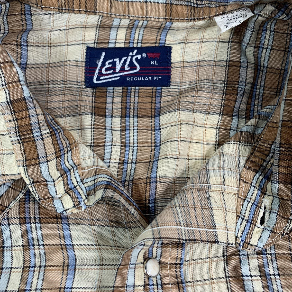 Vintage Levi&#39;s “Pearl Snap” Button Up Western Shirt - jointcustodydc