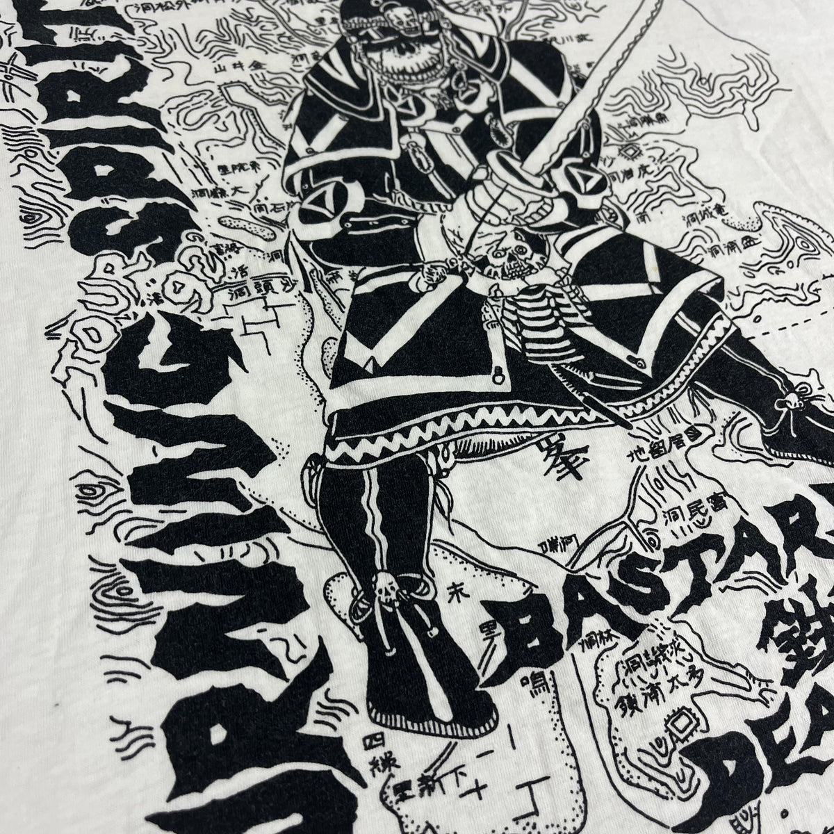 Vintage Bastard Death Side Tetsu Array &quot;Burning Spirits &#39;92&quot; T-Shirt