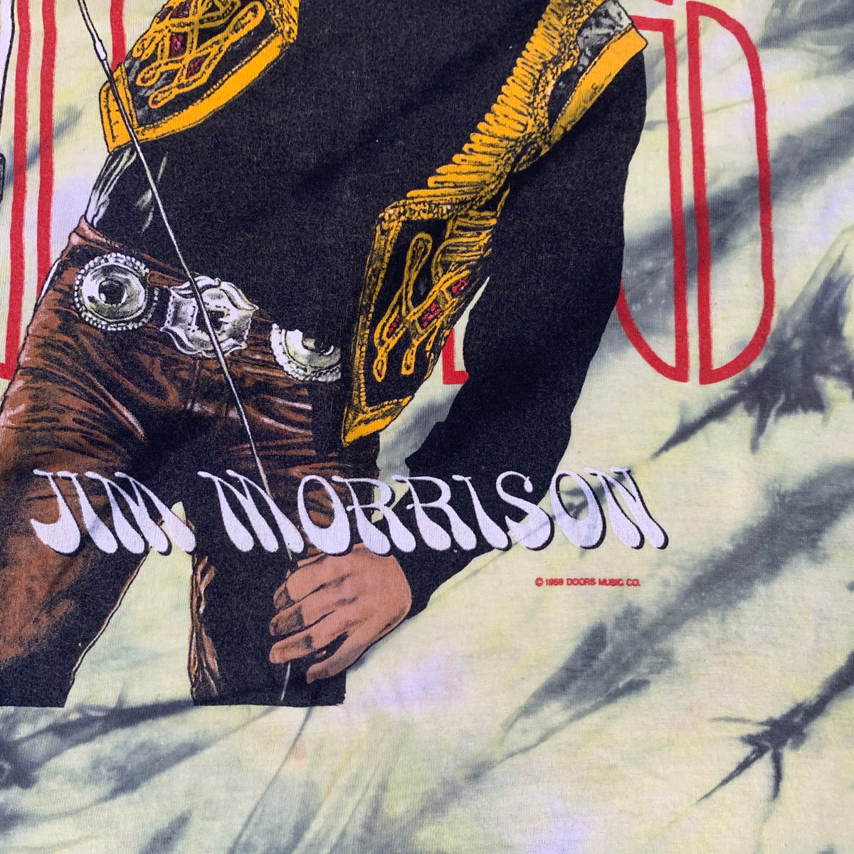 Vintage The Doors “Jim Morrison” Tie-Dye T-Shirt