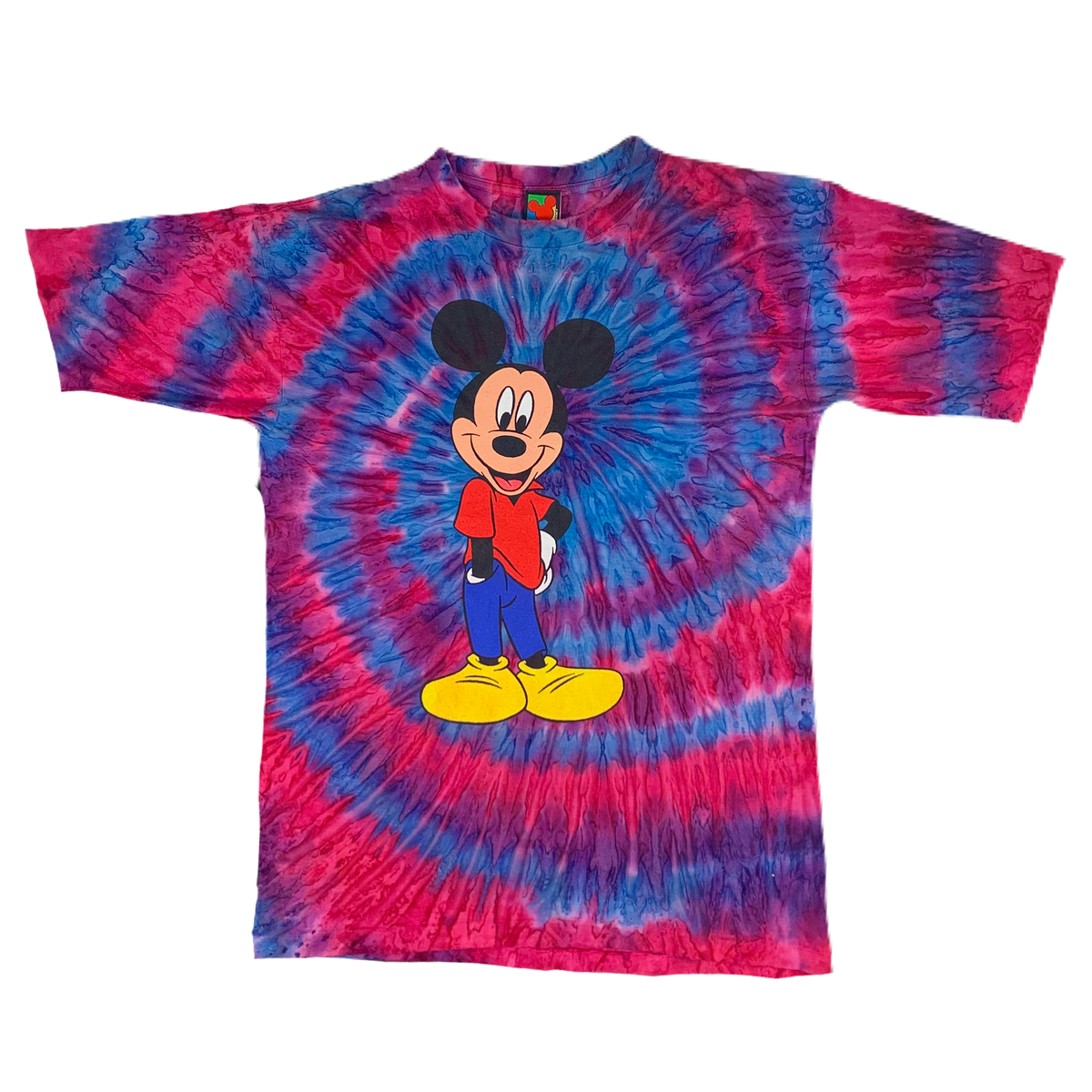 Vintage Mickey Mouse &quot;Mickey Unlimited&quot; Disney Tie-Dye T-Shirt