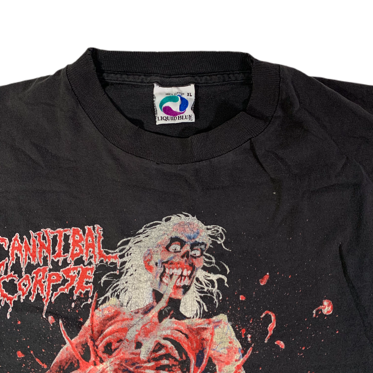 Vintage Cannibal Corpse &quot;Eaten Back To Life&quot; Long Sleeve Shirt