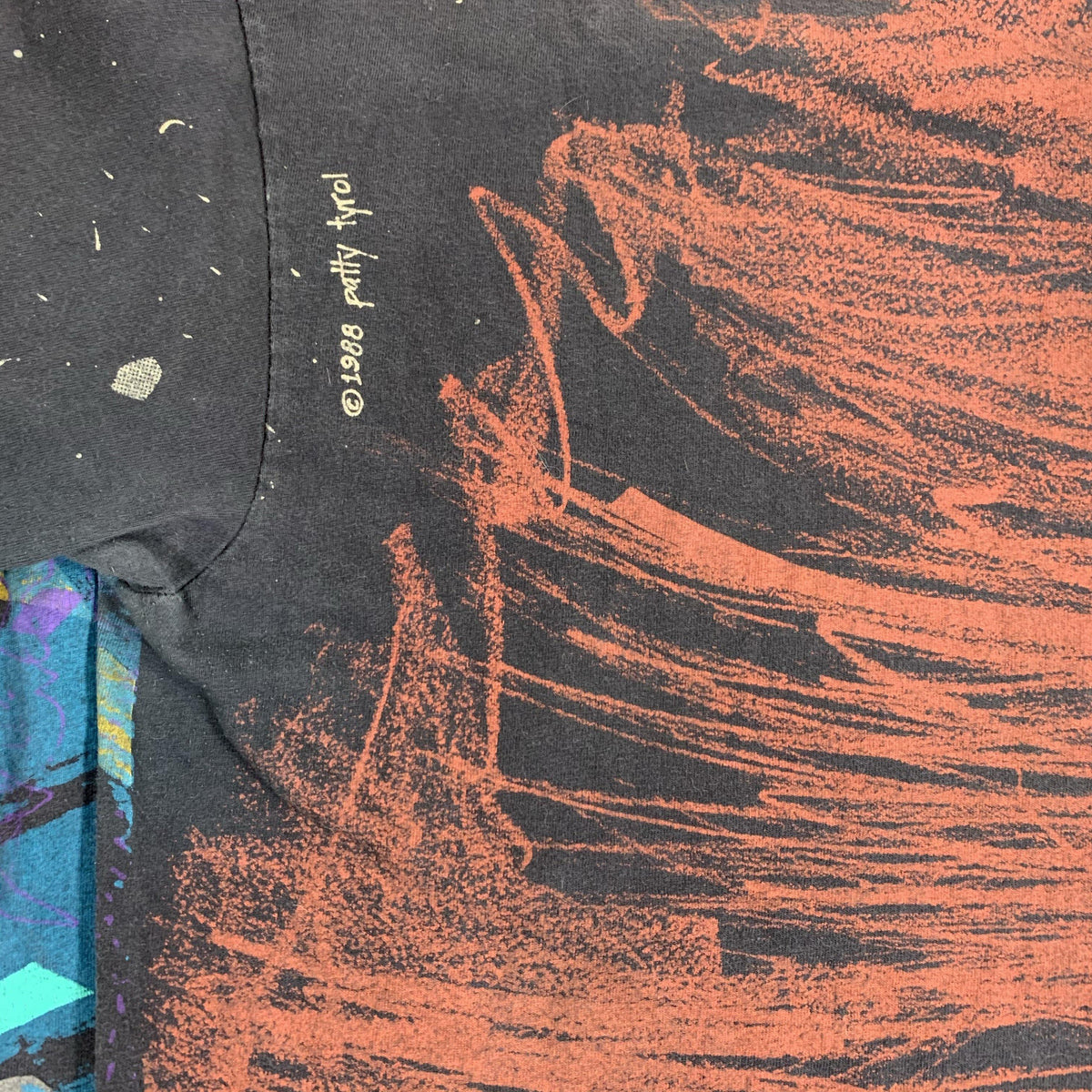 Vintage Patty Tyrol “Multicolored” All Over Print Long Sleeve Shirt - jointcustodydc