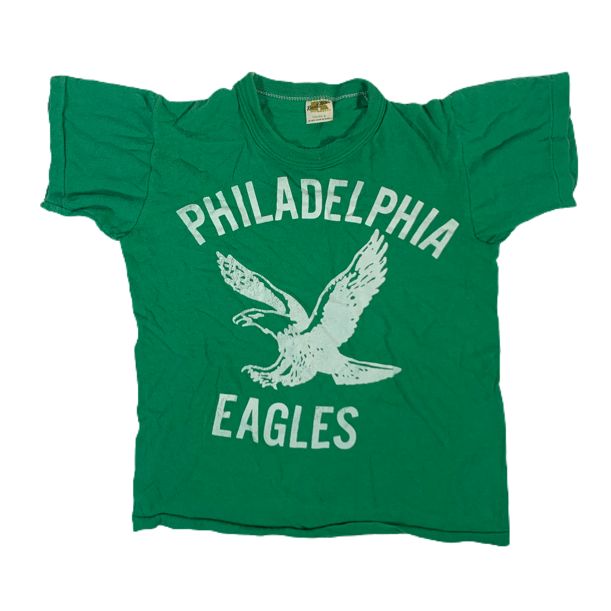 Vintage Philadelphia Eagles "Russell Athletic" Youth T-Shirt - jointcustodydc