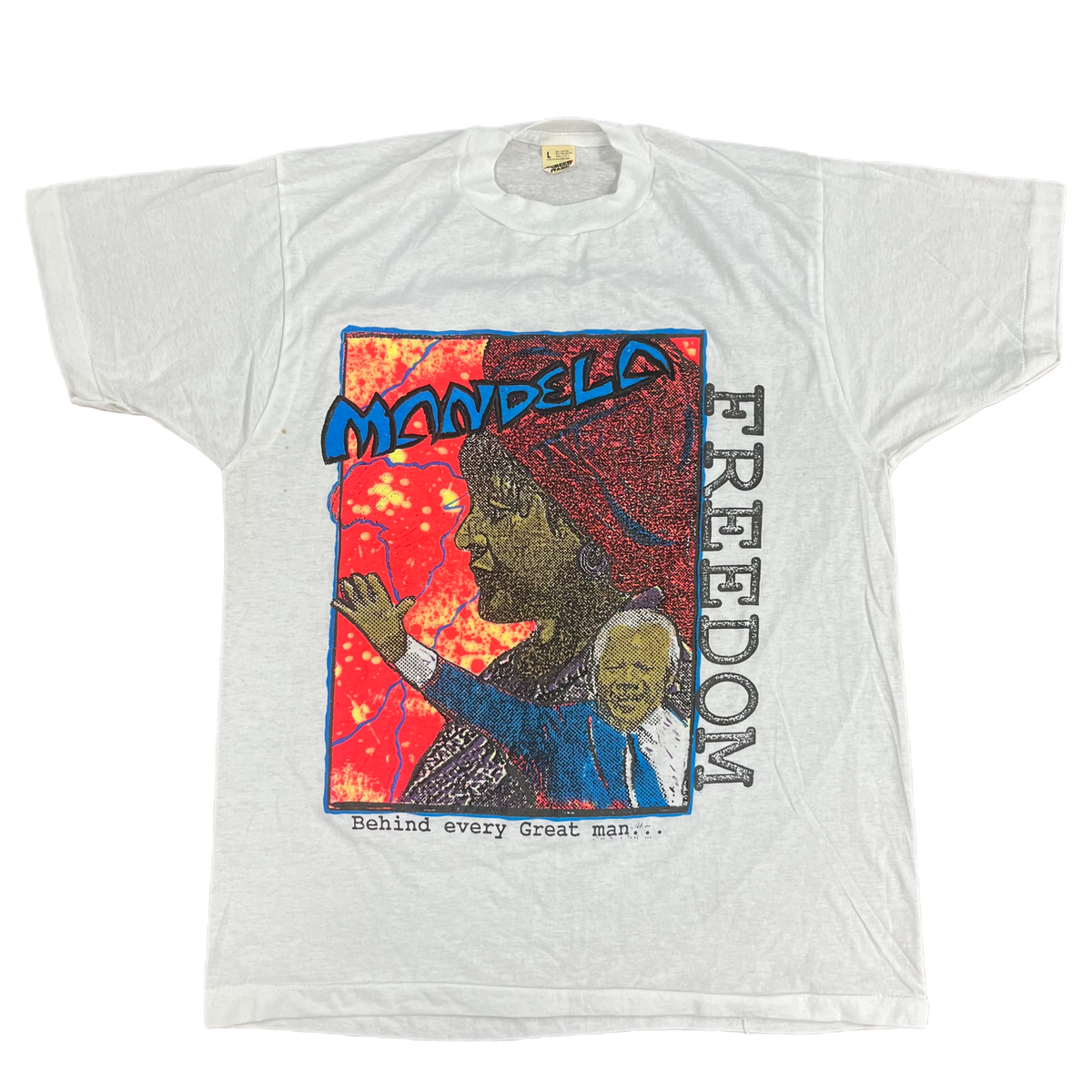 Vintage Nelson Mandela &quot;Freedom&quot; T-Shirt