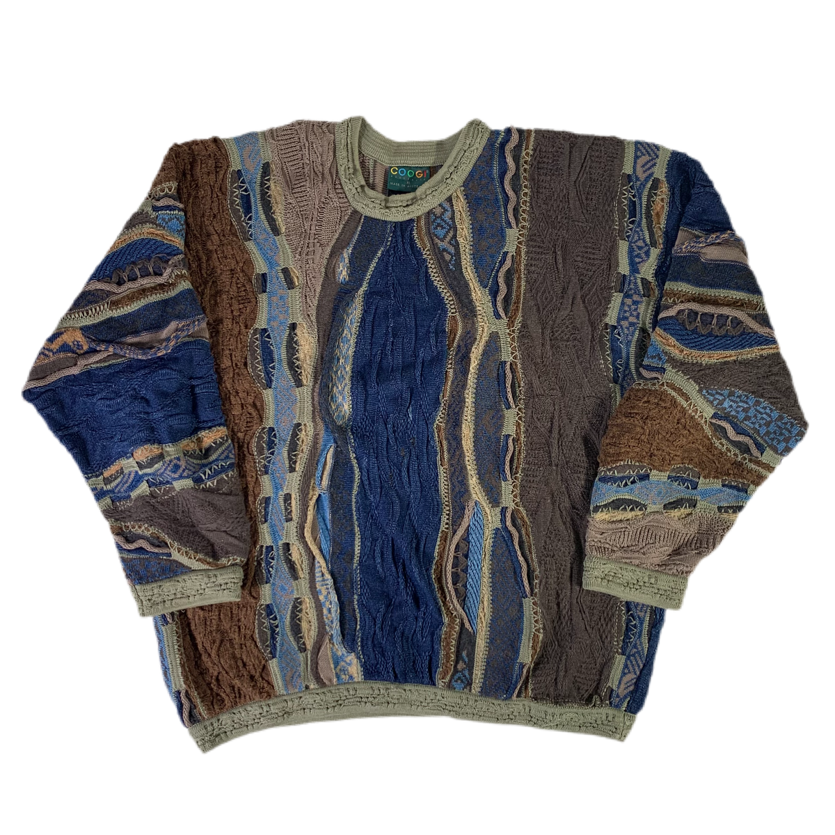 Vintage Coogi Australia &quot;Earth&quot; Sweater