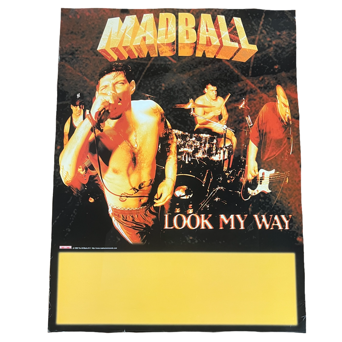 Vintage Madball &quot;Look My Way&quot; Roadrunner Records Promotional Poster