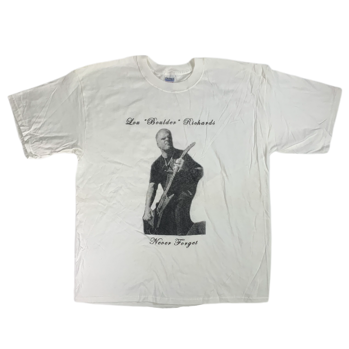Vintage Hatebreed &quot;Lou Boulder Richards&quot; Memorial T-Shirt