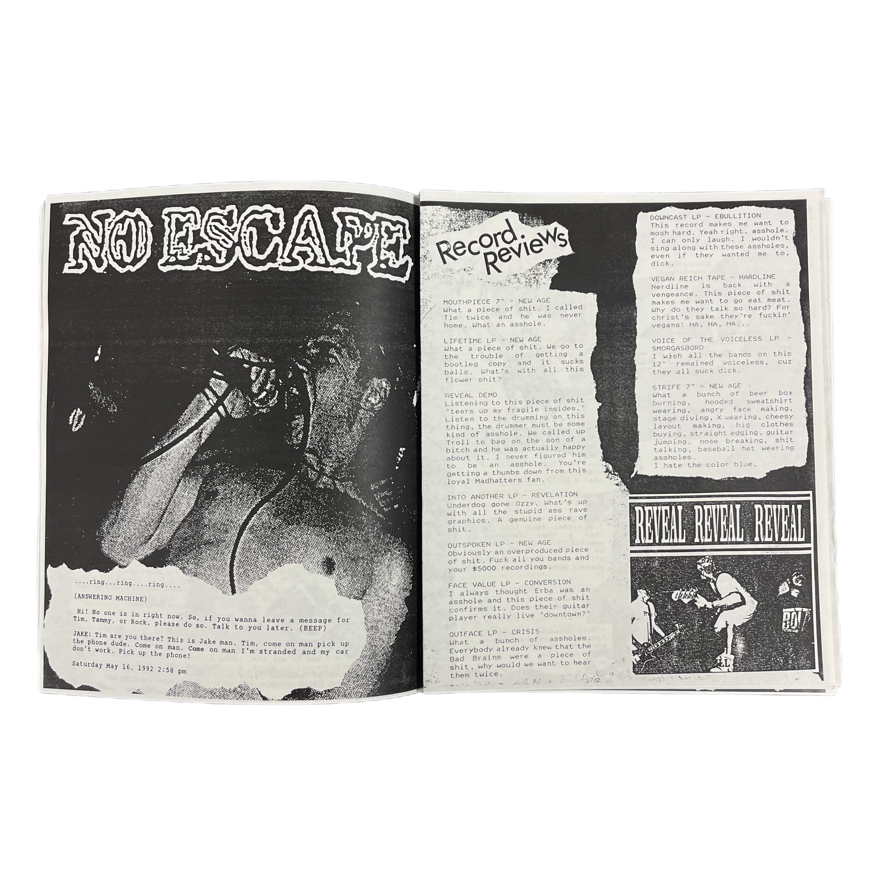 Vintage Crank Call Fanzine 