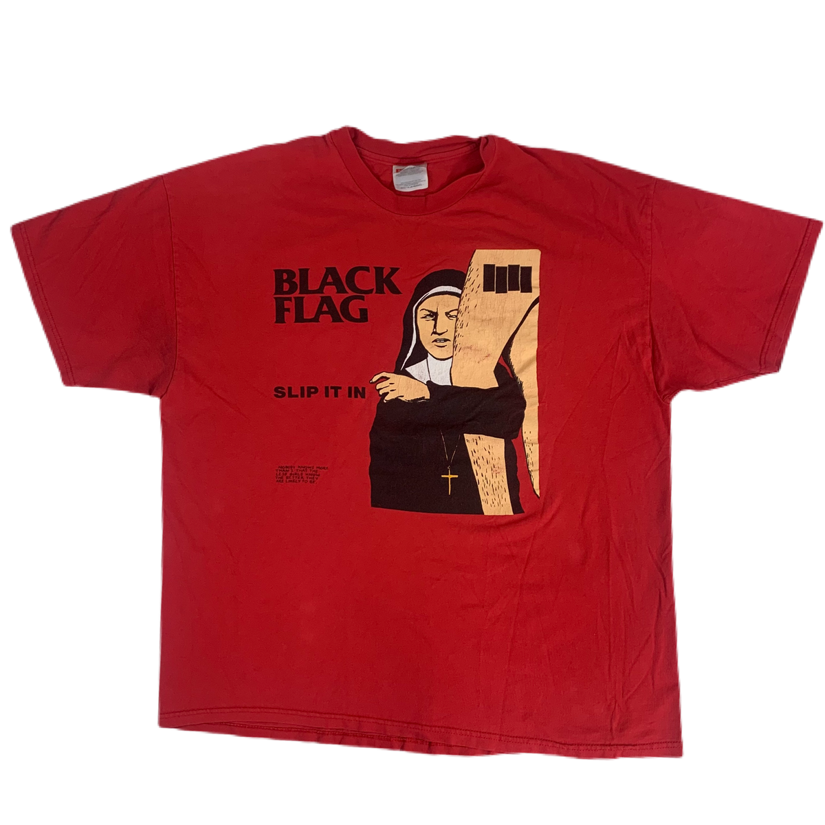Vintage Black Flag &quot;Slip It In&quot; T-Shirt