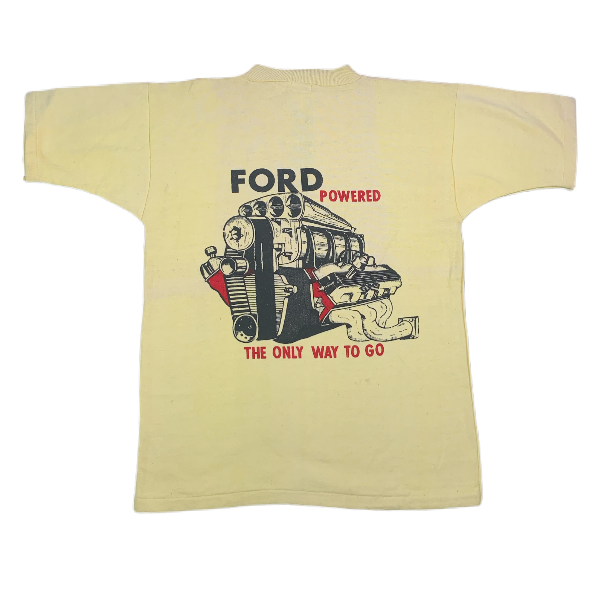 Vintage Ford Motor Company "Ford Powered" Lace Up Collar Shirt - jointcustodydc