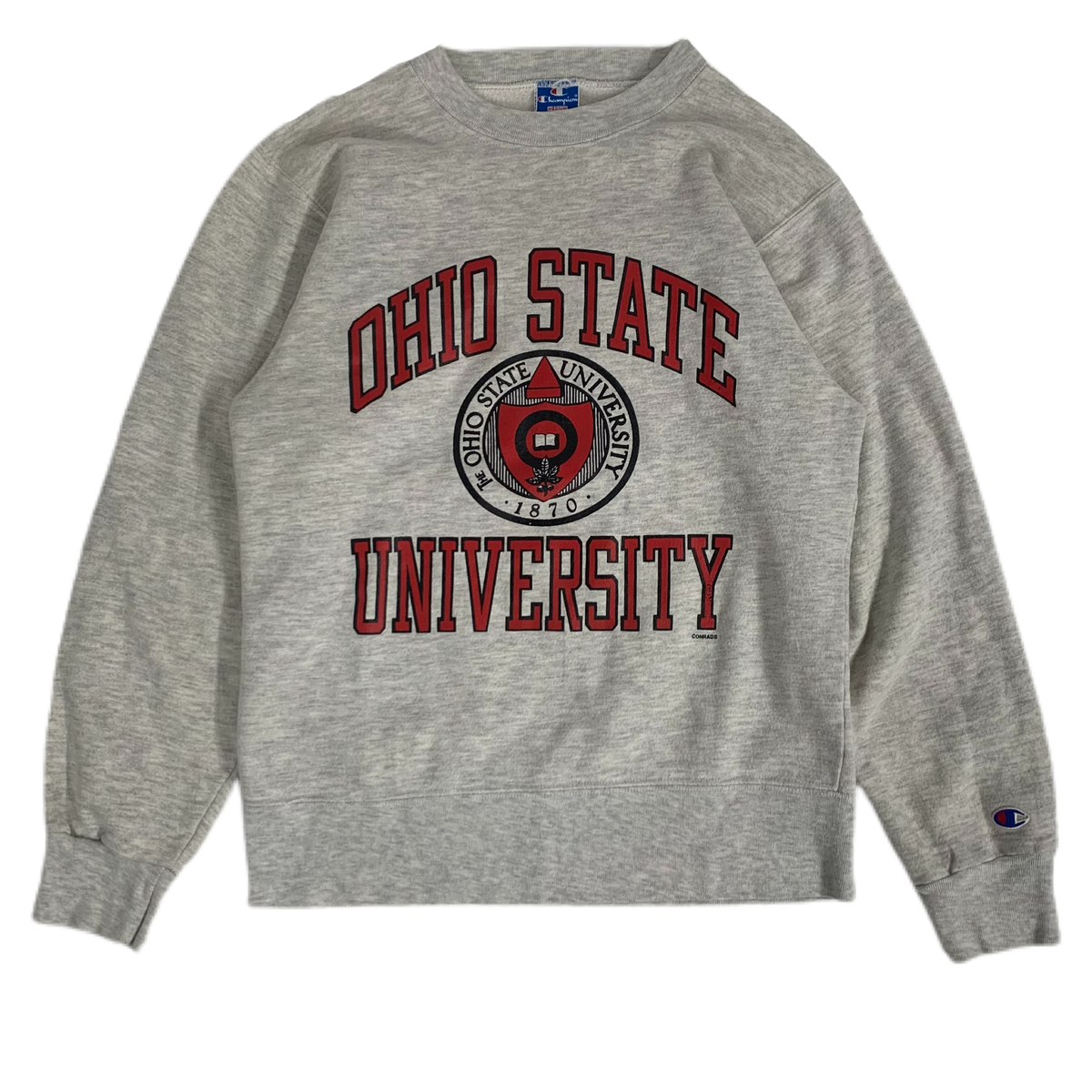 Vintage Ohio State University &quot;Champion&quot; Crewneck Sweatshirt