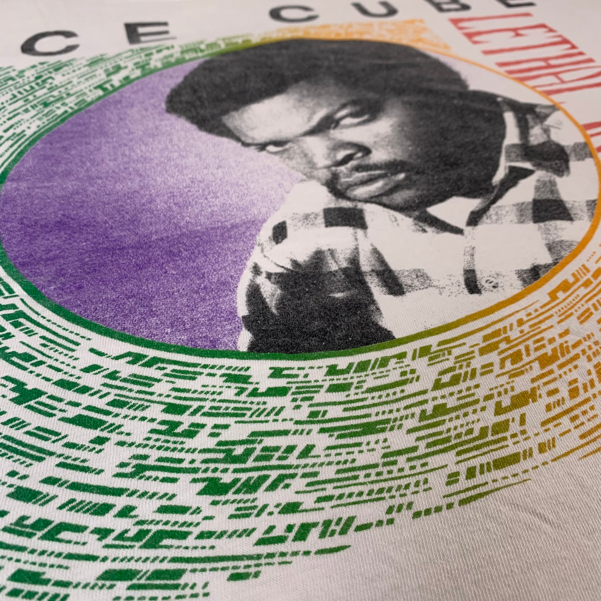 Vintage Ice Cube &quot;Lethal Injection&quot; Multicolored T-Shirt