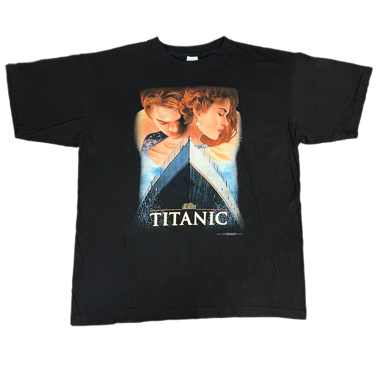 Vintage Titanic &quot;James Cameron&quot; Twentieth Century Fox Promotional T-Shirt