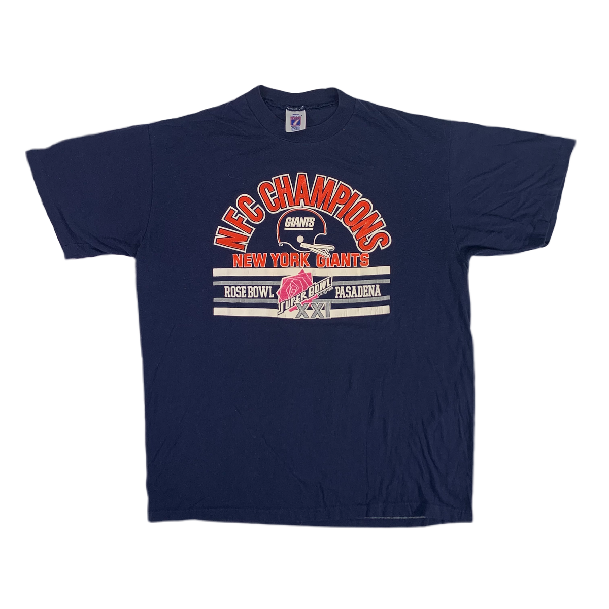 Vintage New York Giants &quot;Rose Bowl&quot; NFC Champions T-Shirt