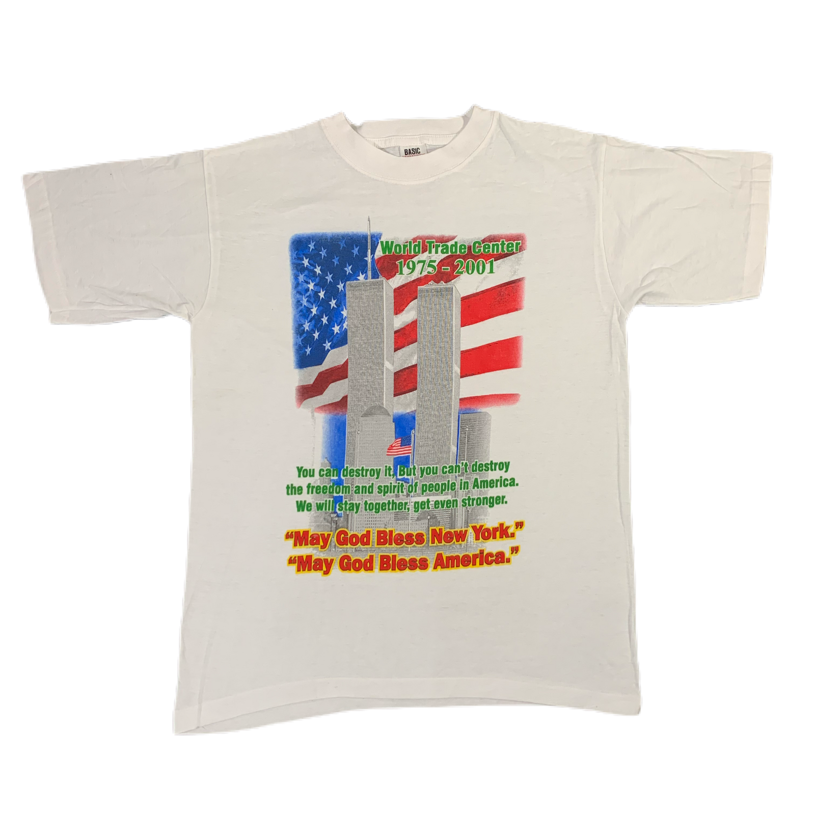 Vintage World Trade Center "1975-2001" T-Shirt - jointcustodydc