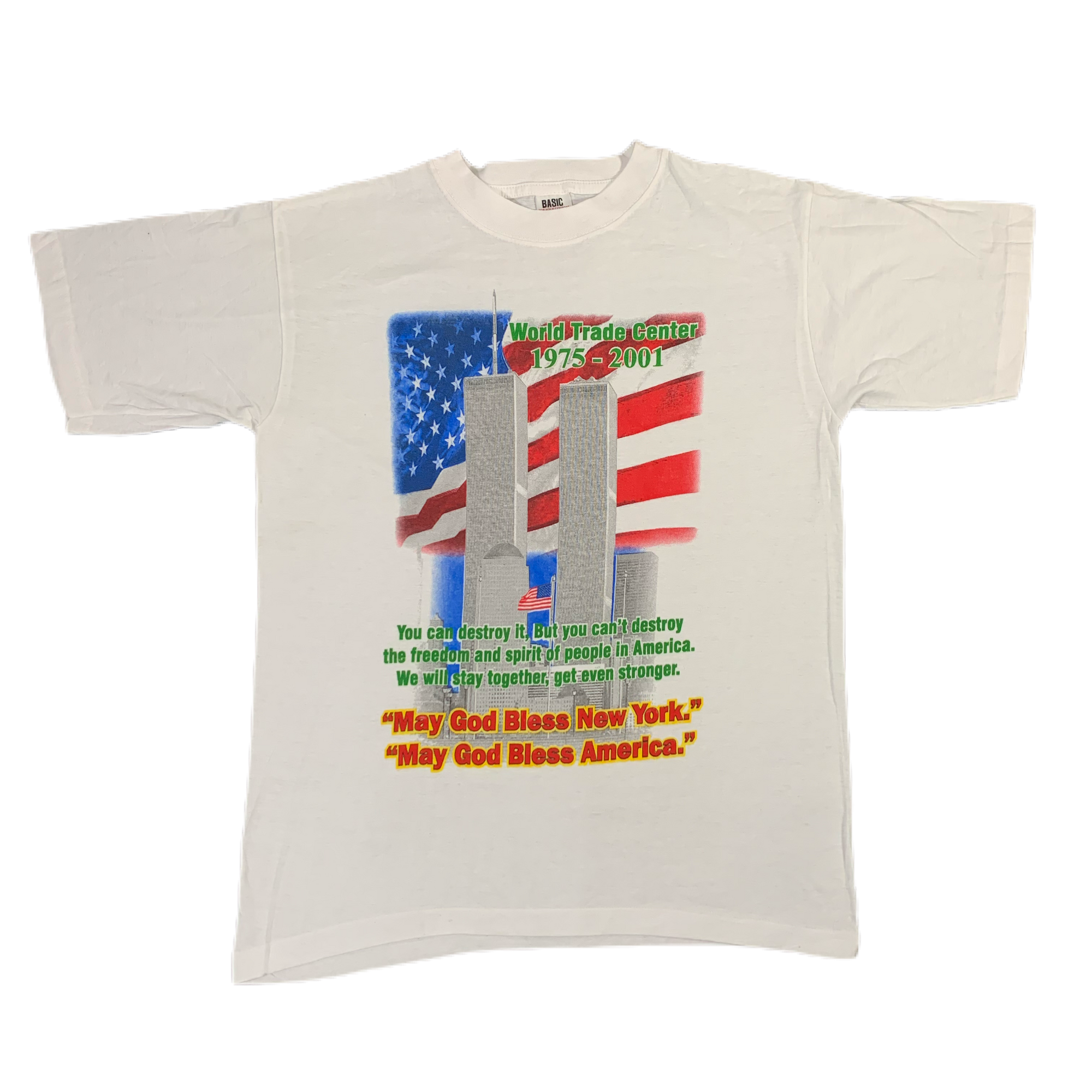 Vintage World Trade Center "1975-2001" T-Shirt - jointcustodydc