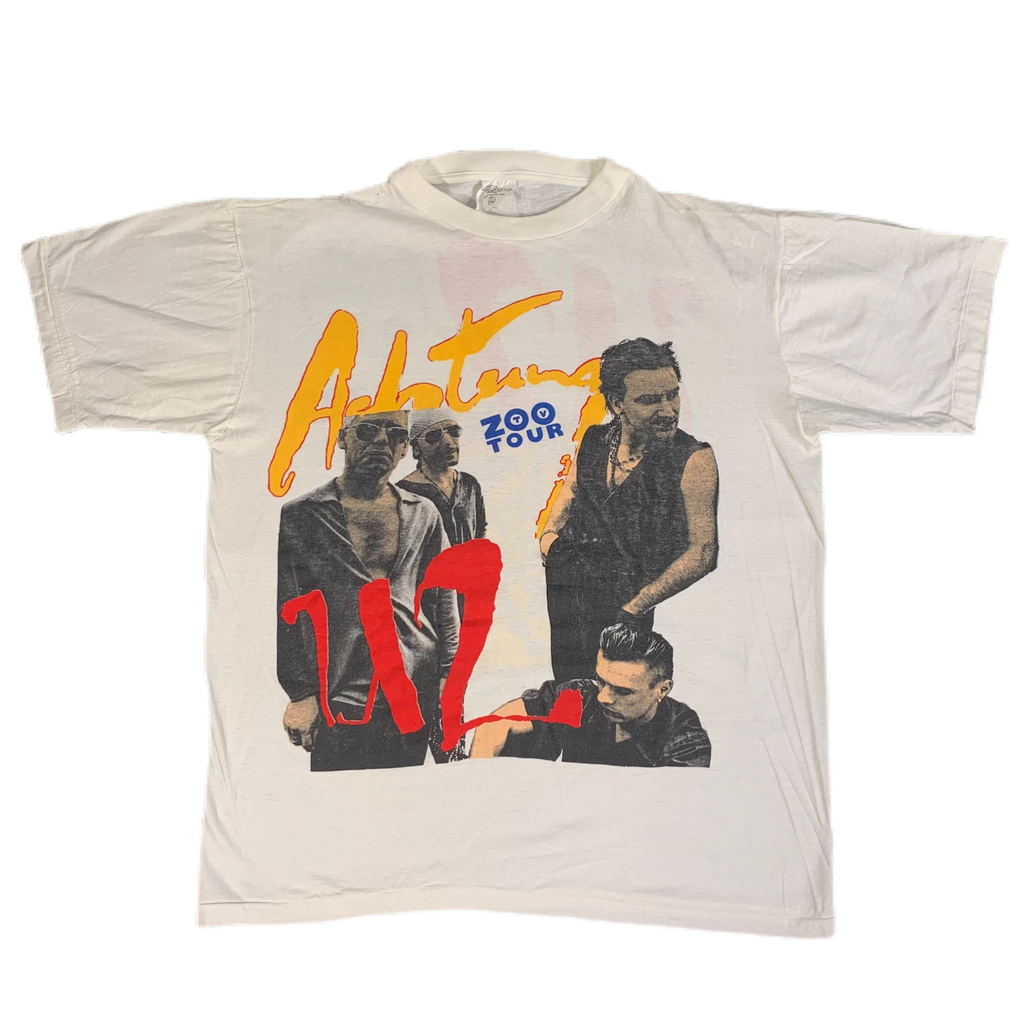 90s VINTAGE U2 Achtung Baby Tシャツ サイズM Vintage U2 