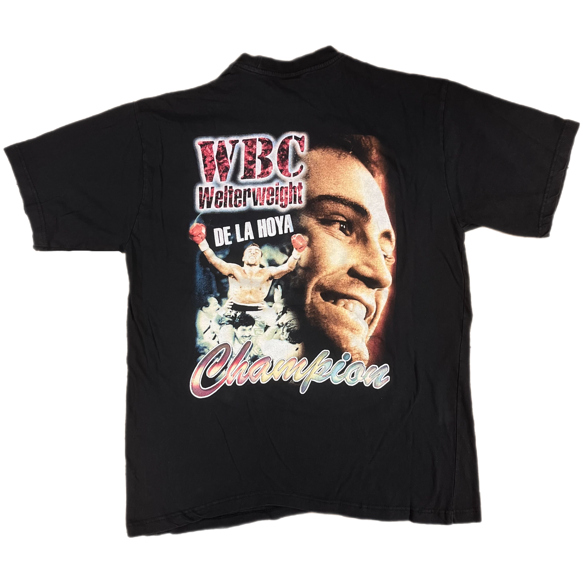 Vintage Oscar De La Hoya &quot;WBC Welterweight Champion&quot; T-Shirt