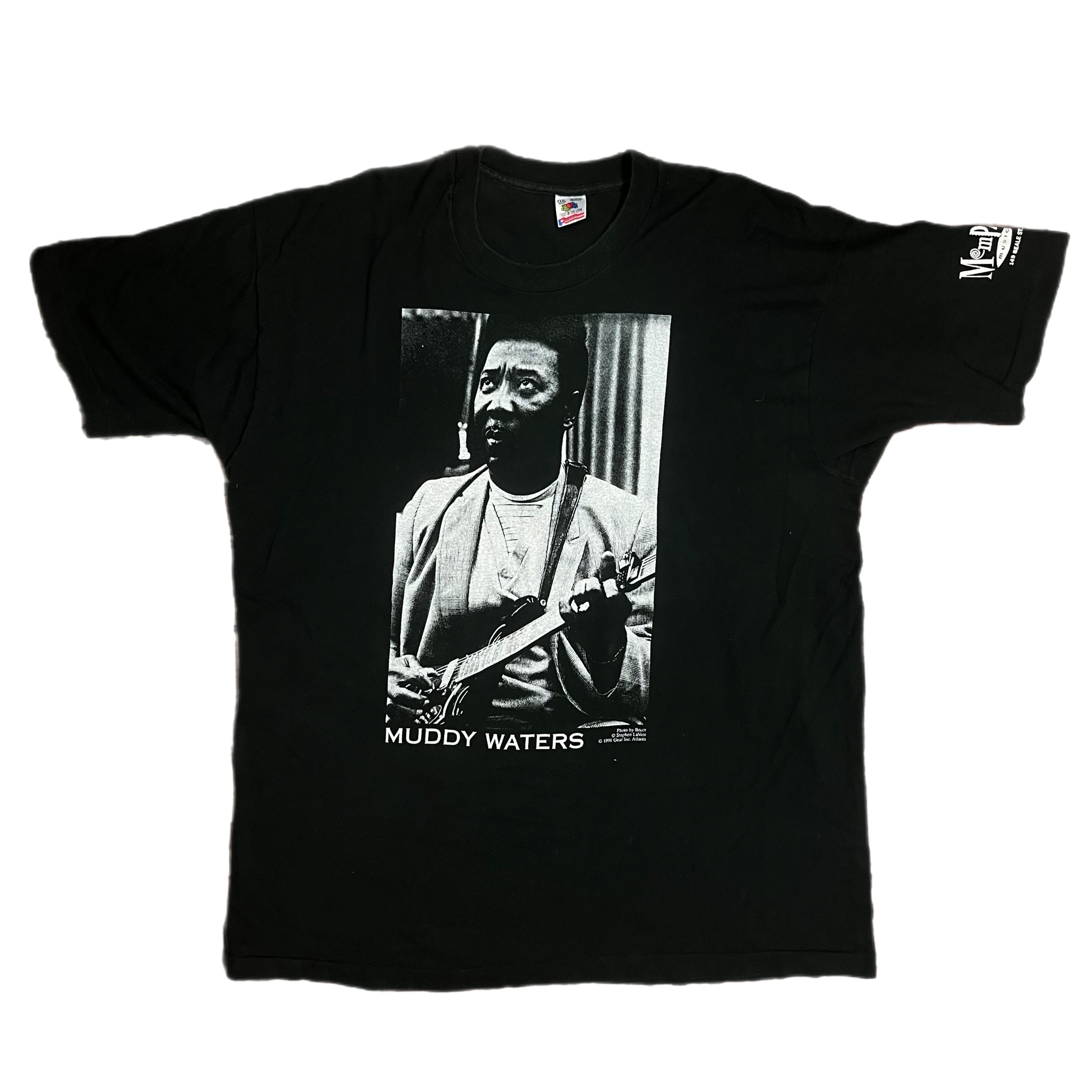 muddy waters gear Vintage Muddy Waters "Gear Inc" Memphis Music T-Shirt