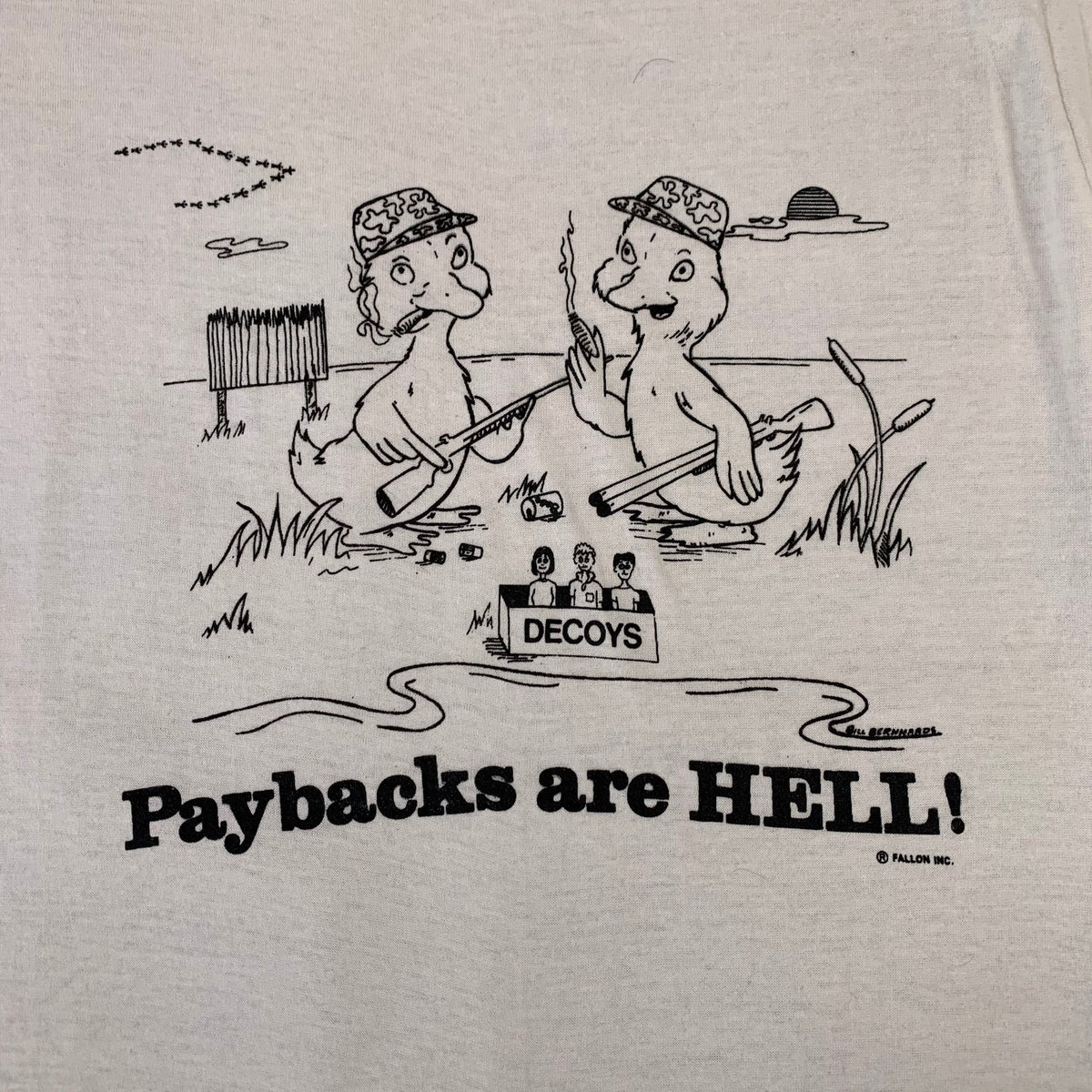 Vintage Paybacks Are Hell! &quot;Animal Rights&quot; Ringer T-Shirt