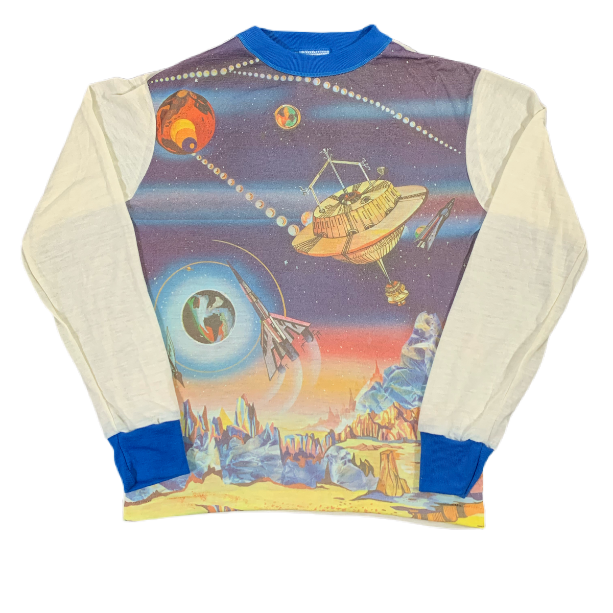 Vintage Sci-Fi “Photo Print” Kid’s Long Sleeve Shirt - jointcustodydc