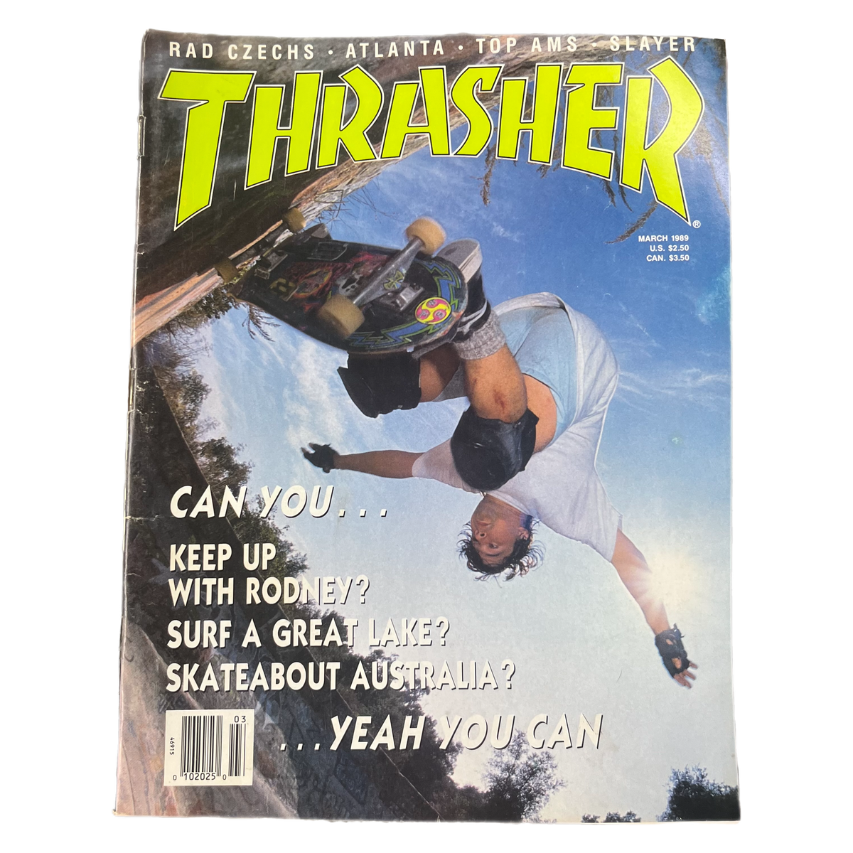 Vintage Thrasher Magazine &quot;Robby Olhiser&quot; March Issue