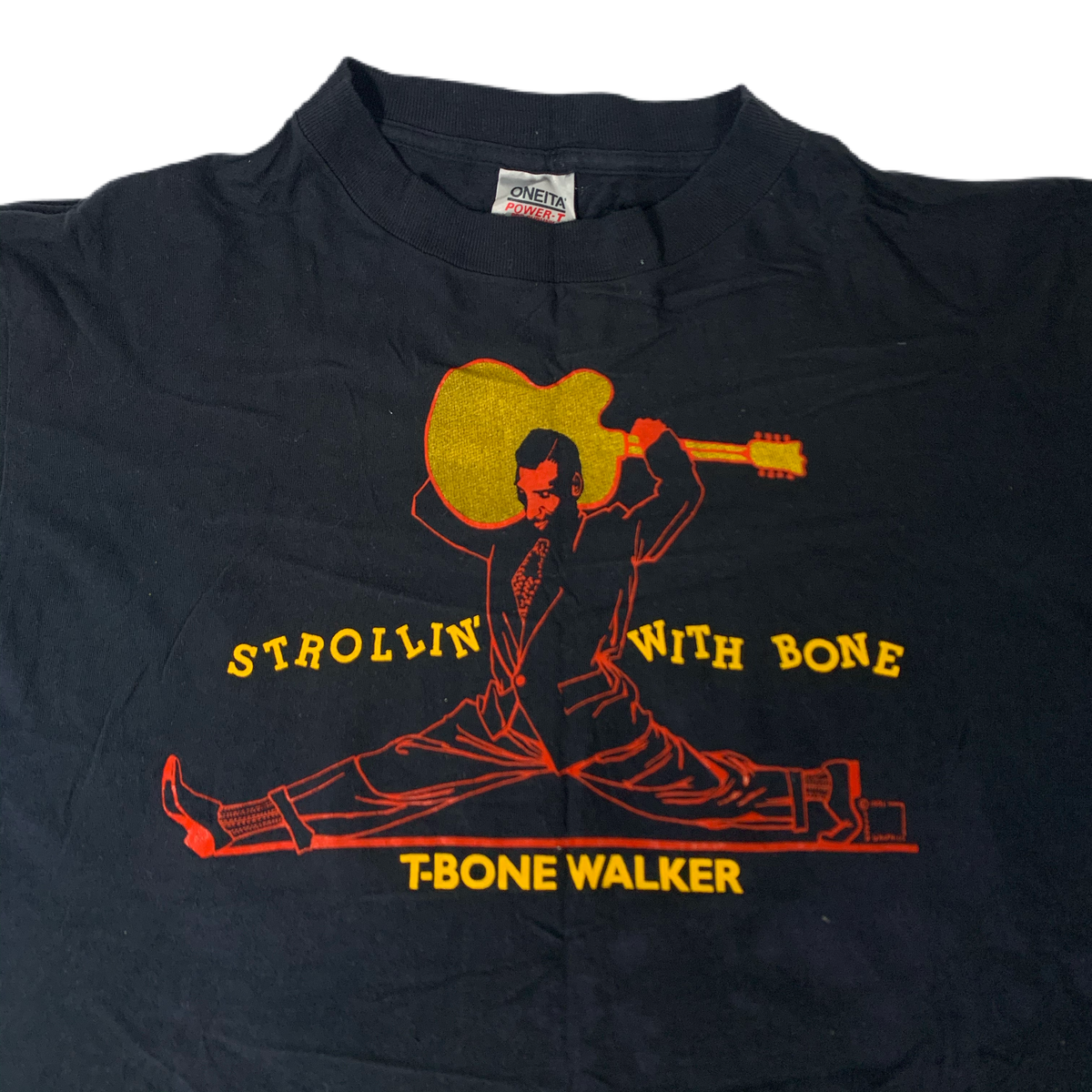Vintage T-Bone Walker &quot;Strollin&#39; With Bone&quot; T-Shirt