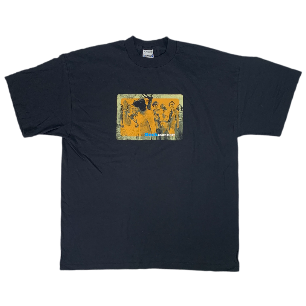 ビンテージ ベック Beck 1997 Odelay Tour Tシャツ XL Vintage Beck “1997” T-Shirt - jointcustodydc