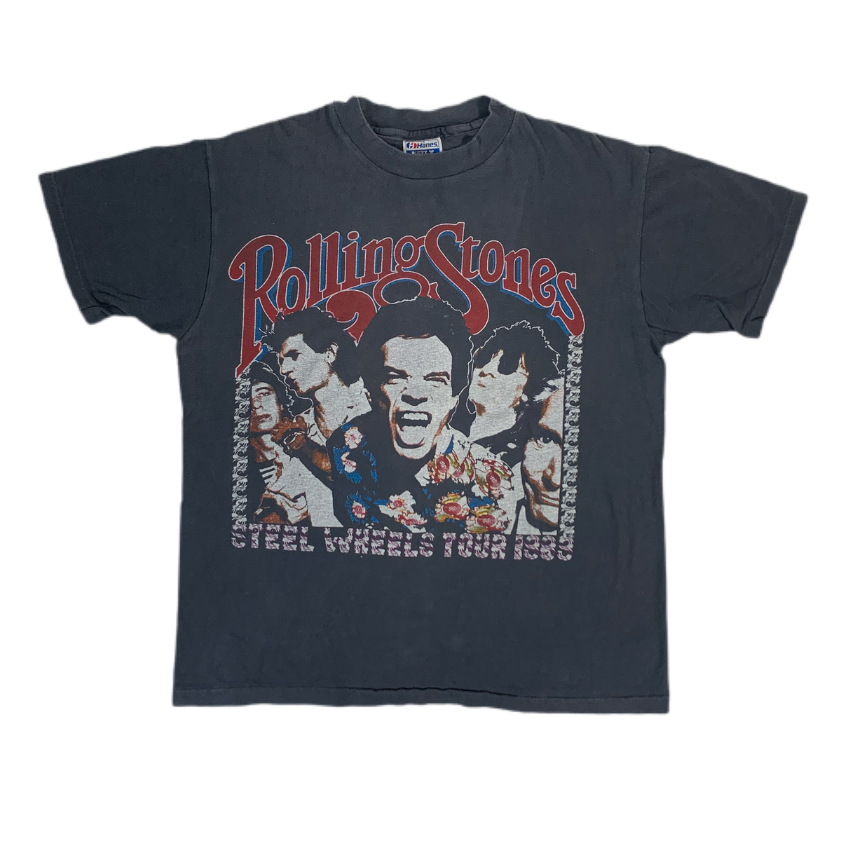 Vintage The Rolling Stones &quot;Steel Wheels&quot; T-Shirt - jointcustodydc