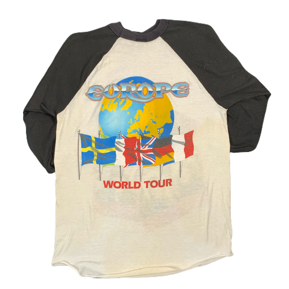 Vintage Europe “World Tour” Raglan - jointcustodydc