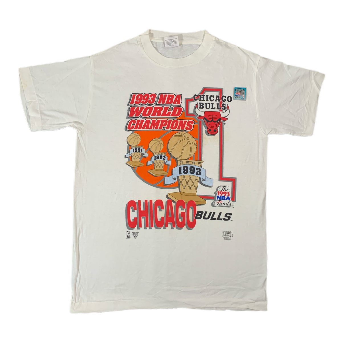 Vintage Original Chicago Bulls 1993 World Champions T-Shirt