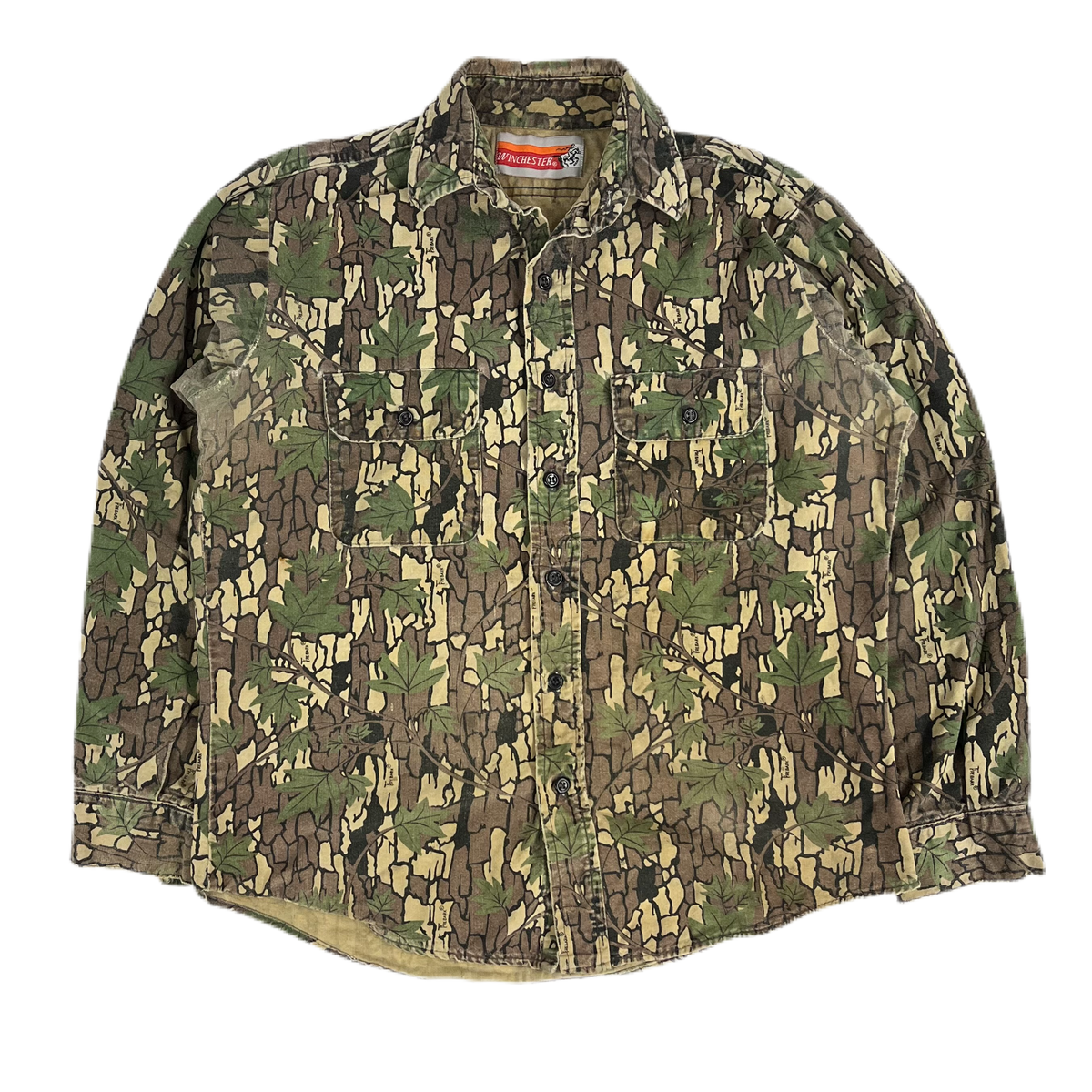 Vintage Winchester &quot;Trebark&quot; Camouflage Hunting Shirt
