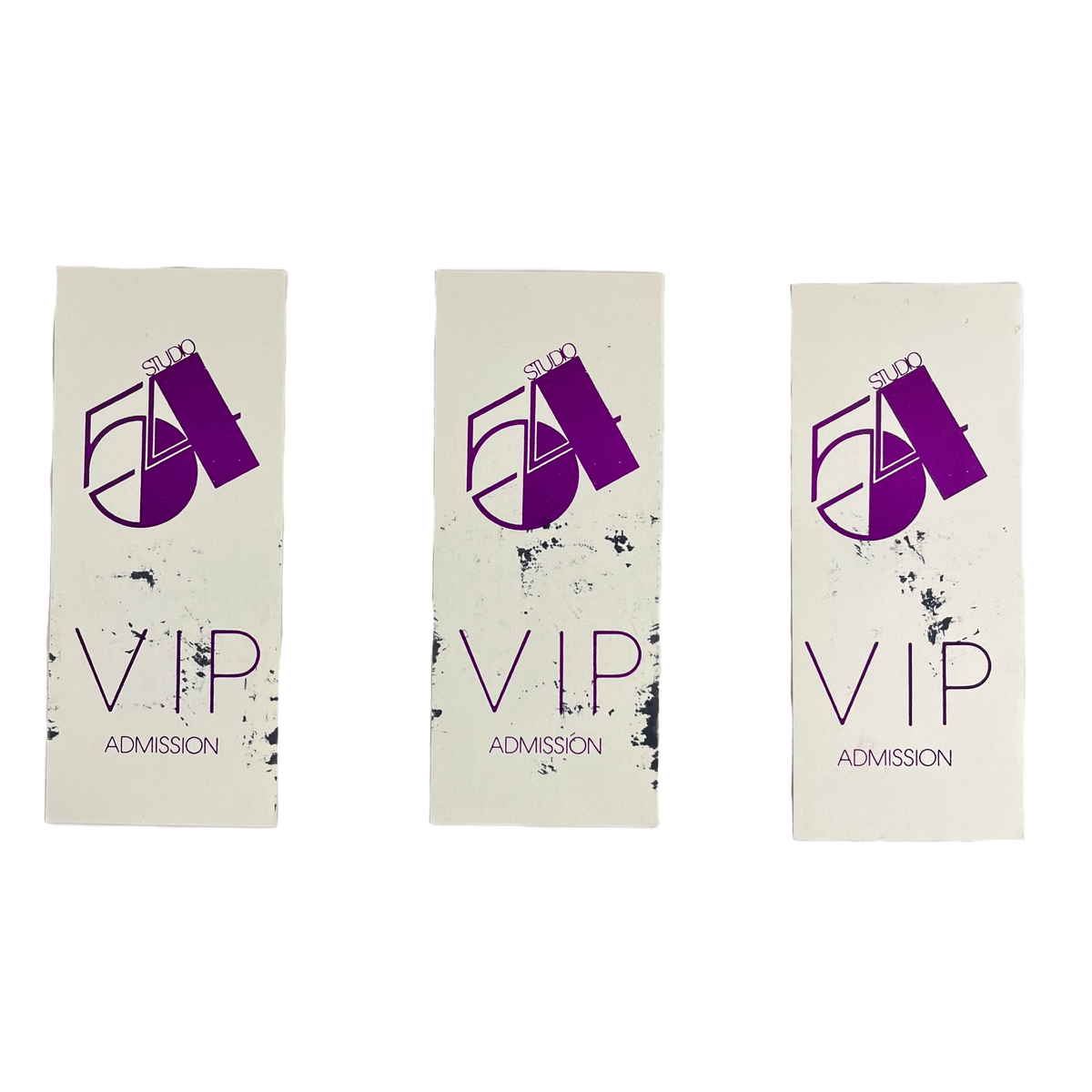 Vintage Studio 54 &quot;VIP Admission&quot; Pass