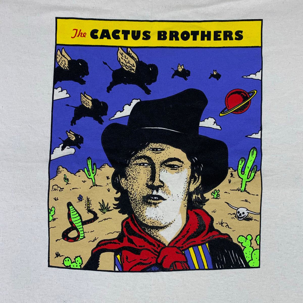 Vintage The Cactus Brothers &quot;Self-Titled&quot; T-Shirt