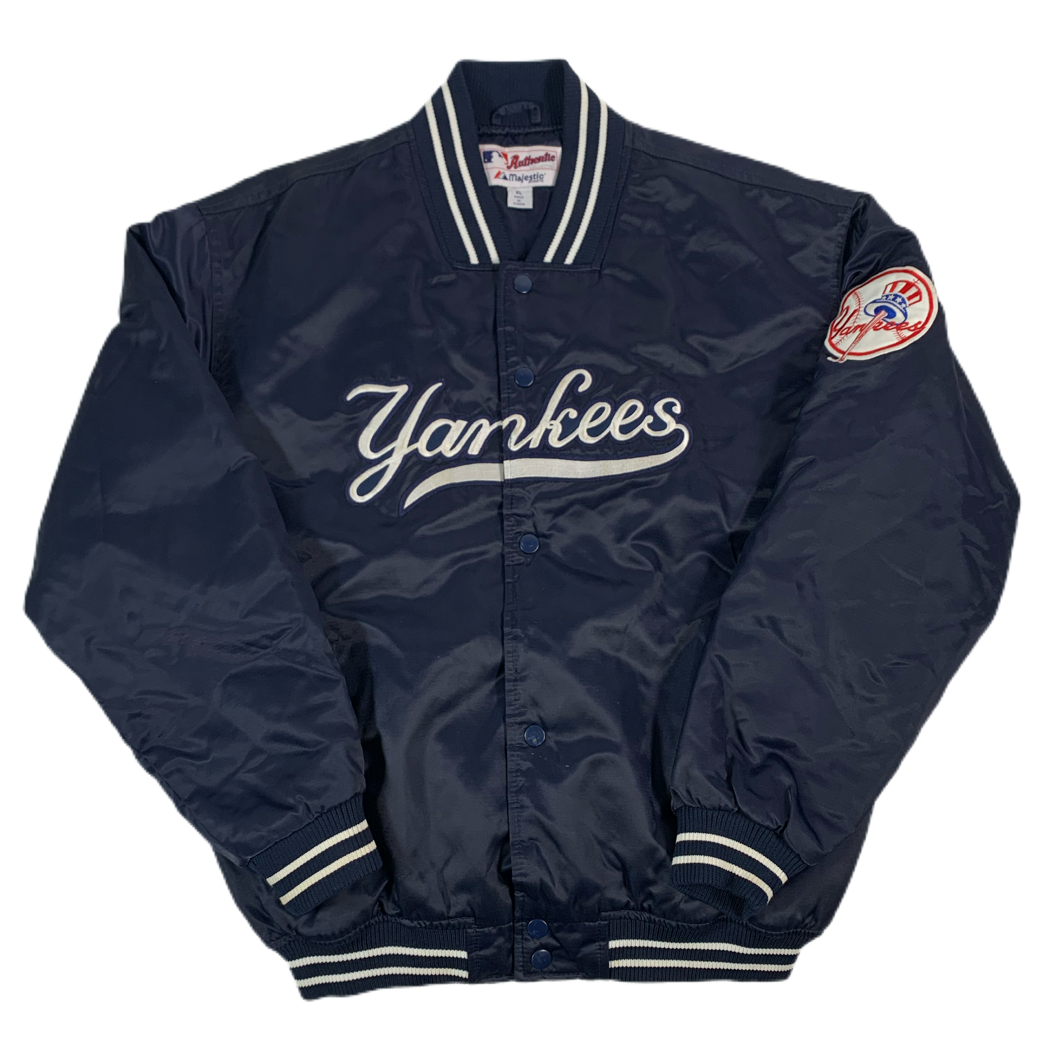 Yankees Majestic ジャケット M ネイビー Vintage New York Yankees “Majestic” Jacket - jointcustodydc