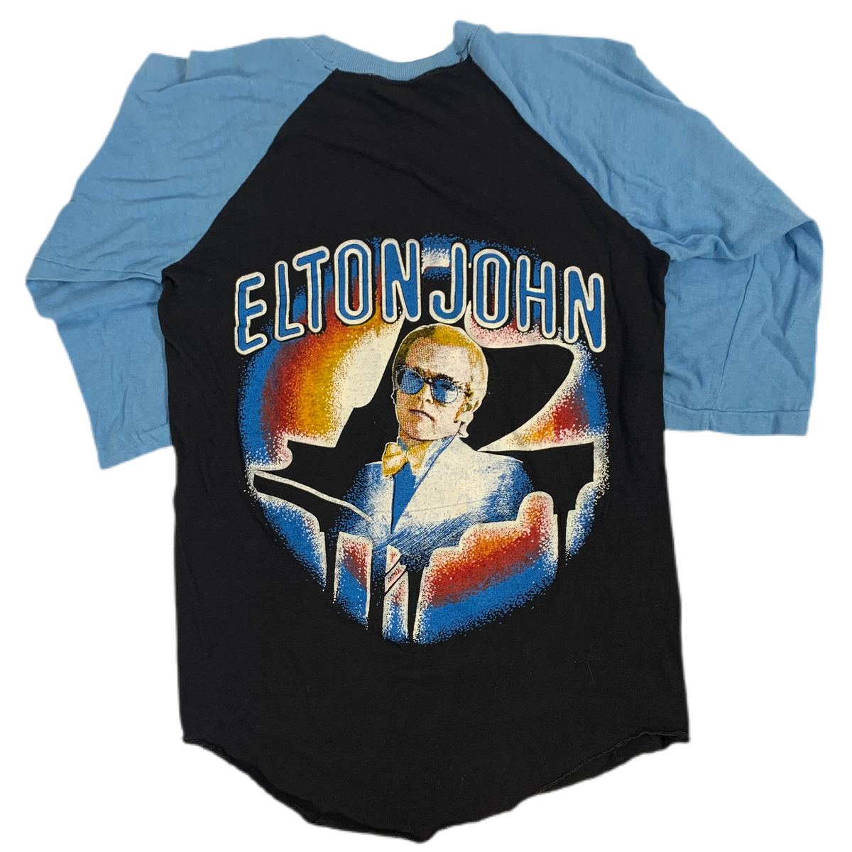 Vintage Elton John &quot;Jump Up&quot; Raglan Shirt